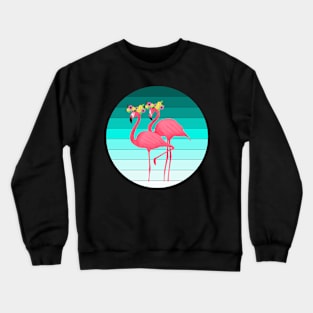 cute flamingos Crewneck Sweatshirt